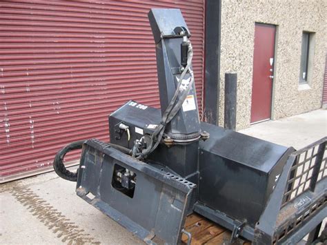 used snow blower attachment for skid steer|bobcat snowblower attachment for sale.